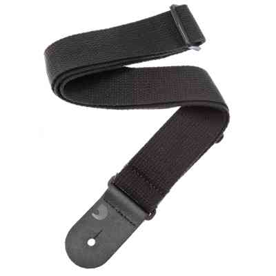 Ремень для гитары D'Addario Cotton Guitar Strap Black (50CT00) Винница