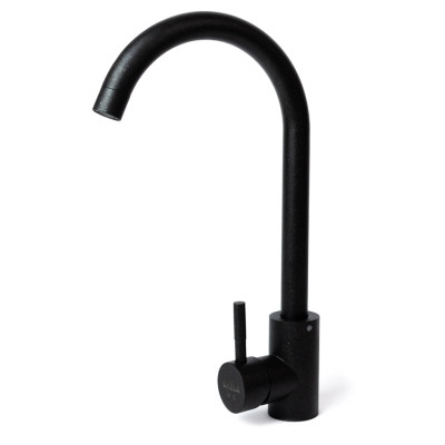 Мойка кухонная Adamant Similar чорний + змішувач + дозатор + ополіскувач склянок + колан (4824296106503) Вінниця - фото 4