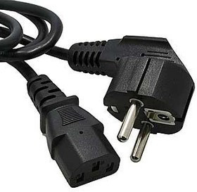Шнур сетевой компьютерный питания Schuko PC-186 CEE7/7-C13, 1.2M, 0.5mm OEM (евровилка) Q25/350 Полтава - изображение 1