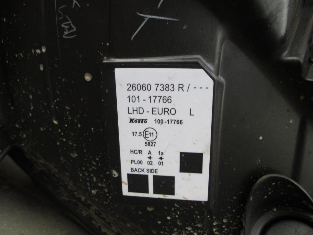 Фара ліва Renault Kangoo 2013-2019 (260607383R) Ковель - изображение 4