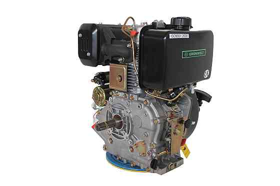 Двигатель дизельный GrunWelt GW192FE (14 л.с., шпонка) Харьков