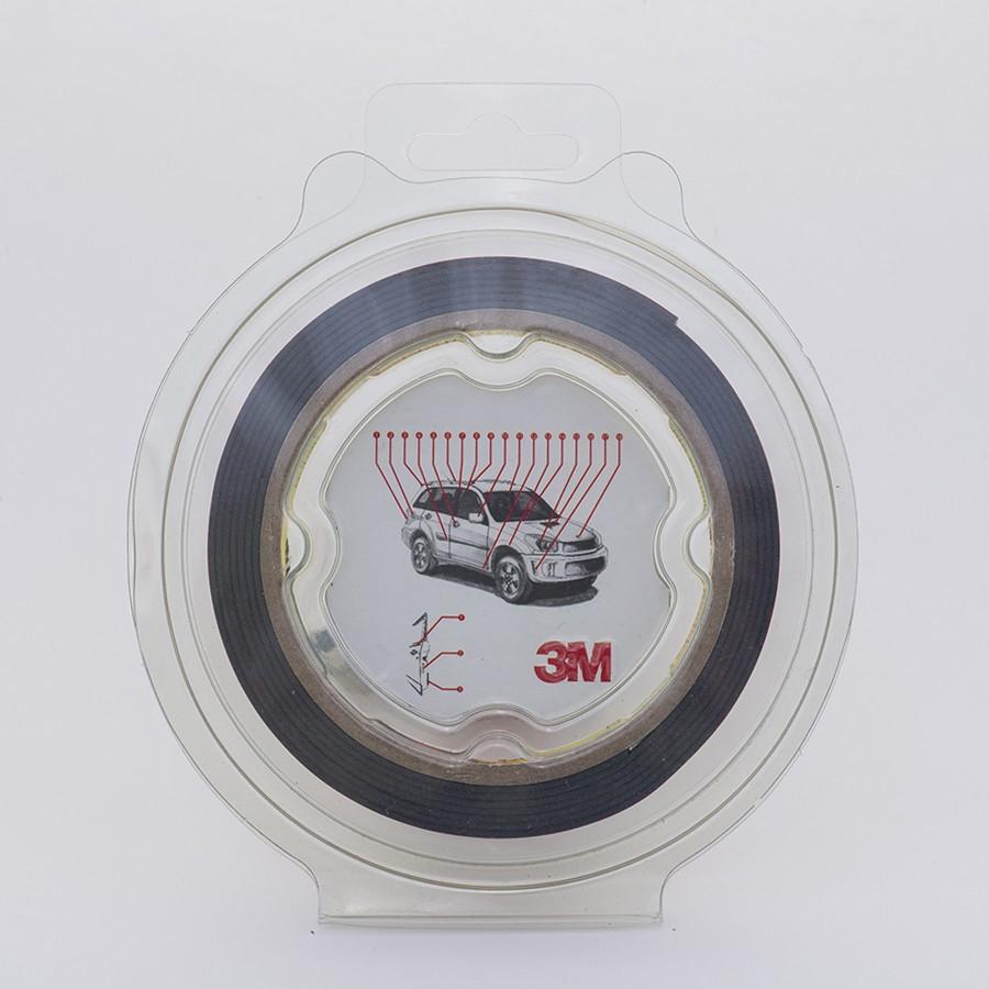 Скотч двосторонній 12мм х 5м 3M 1100 "Plus Tape" (ціна за уп.-2шт) чорний, 70320 Київ - фото 2