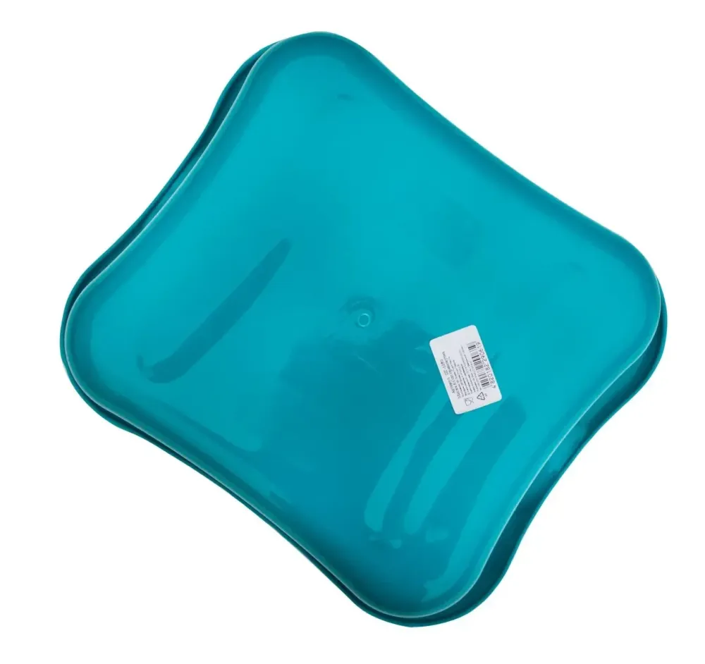 Таз квадратный бирюзовый, 6 литров (ТМ ПолимерАгро) Харьков - изображение 2