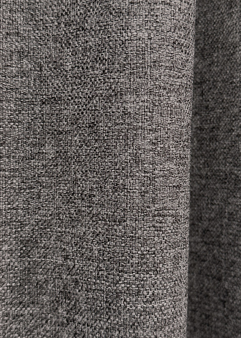 Шторная ткань премиум класса лен фактурный, коллекция «ELEMENTA» цвет серый 1868ш Киев - изображение 4