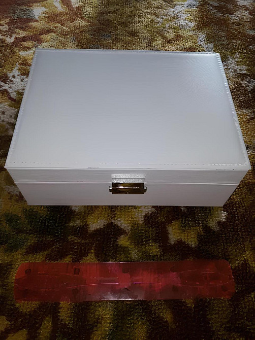 Органайзер для ювелірних виробів RESTEQ — двошарова біла шкатулка для прикрас з відділеннями Київ - фото 4