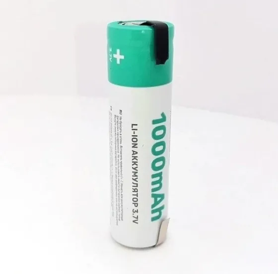 Акум. Arexes 18650 3.7v 1000mah з контактами для паяння Полтава