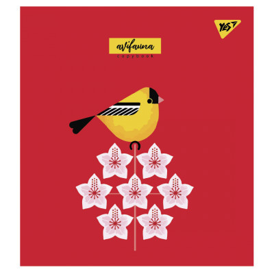 Тетрадь Yes А5 Avifauna 12 листов (766802) Винница - изображение 1