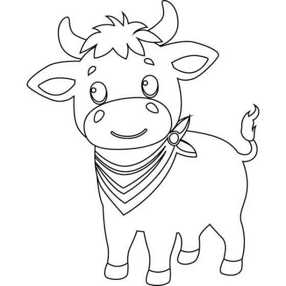 Детская раскраска ArtCraft Бычок 25х30 см (15108-AC) Харьков