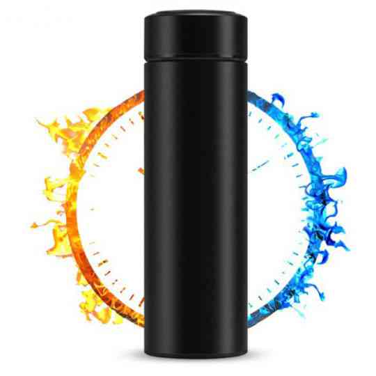 Умный детский термос с датчиком индикатором температуры, Термокружка для мальчика AE-91 Львов