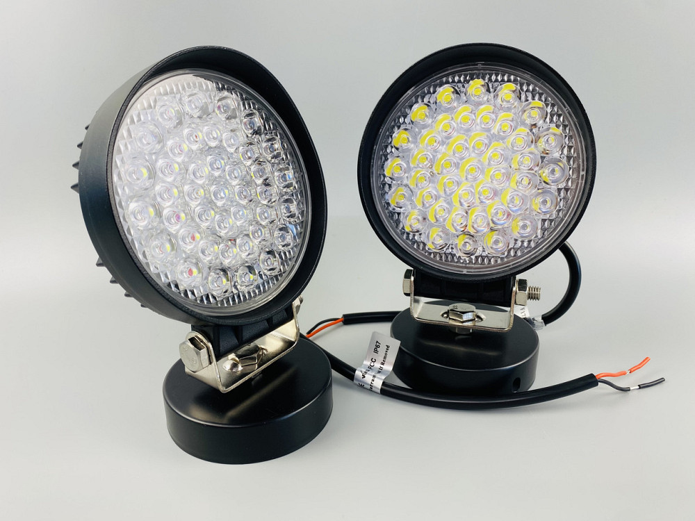 Фара кругла 123W (41 led діод) IP67, 114 ммx114 ммх32 мм Мукачево - фото 3