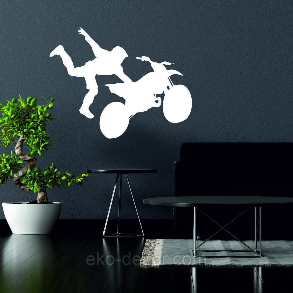 Декоративное настенное Панно «Мотофристайл», Декор на стену 90*70 см, Белый Киев - изображение 5