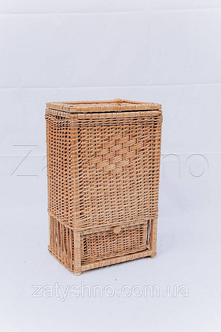 Ящик великий з шухлядою плетений натуральний Київ - фото 4