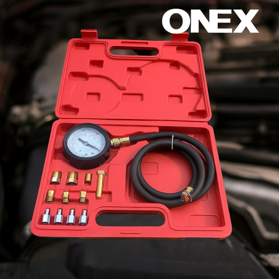 Набір для перевірки тиску моторної оливи ONEX OX-660 манометр з адаптерами обладнання для перевірки тиску оливи Львів