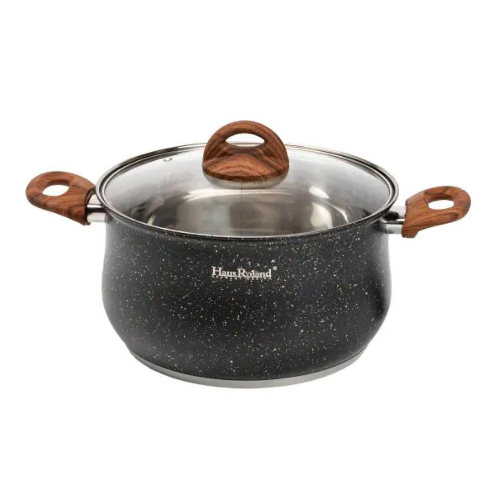 Набір посуду з нержавіючої сталі 10 предметів чорний Київ - фото 9