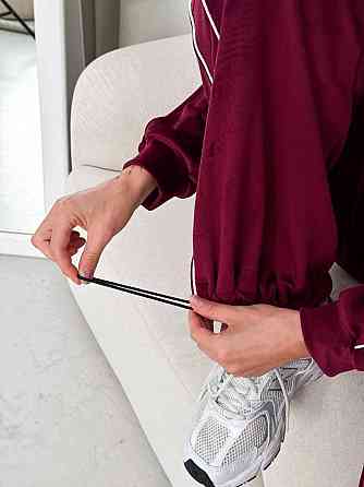 Велюровый костюм женский спортивный Бордовый 48/52 Харьков