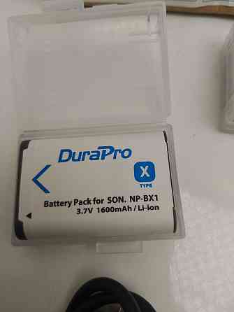 Комплект зарядний пристрій та 2 акумулятори DuraPro NP-BX1 для Sony DSC-RX100 DSC-WX500 IV HX300 WX3 Луцьк