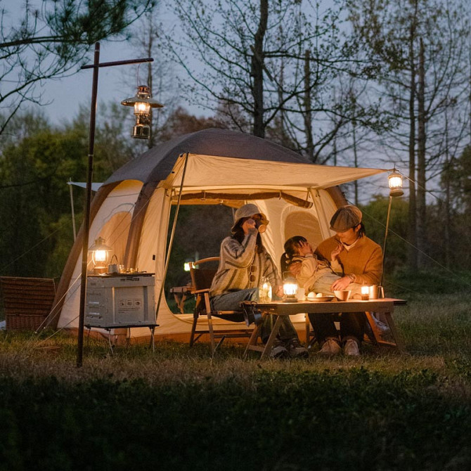 Намет надувний Naturehike CNH23ZP12002, бежевий Киев - изображение 9