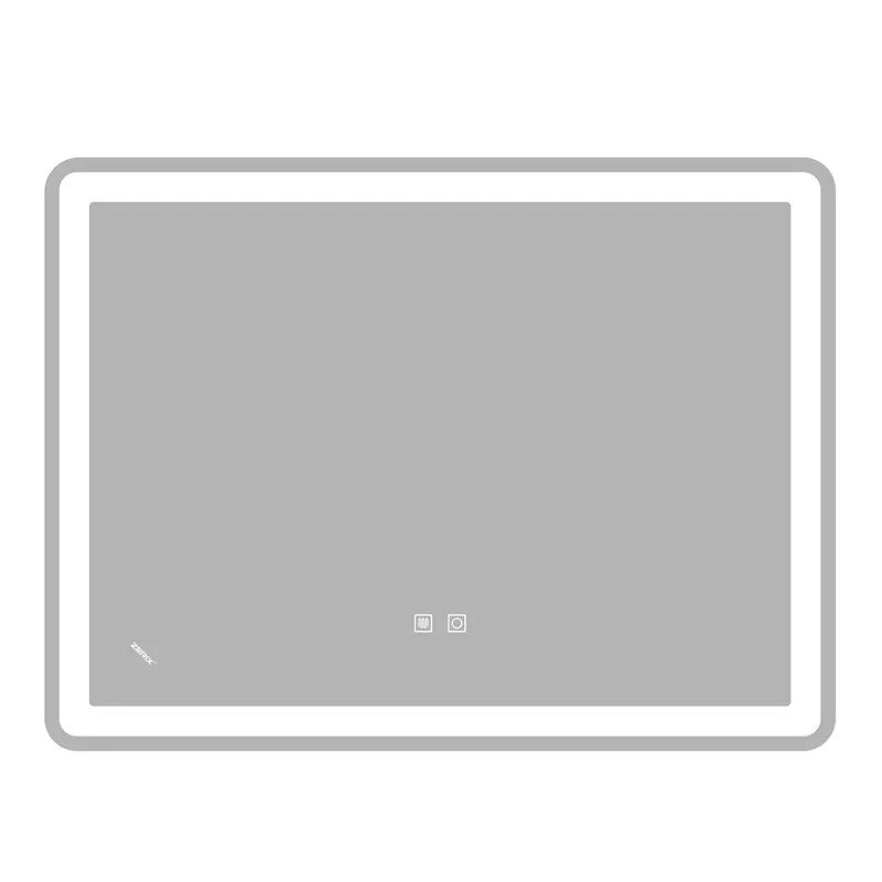 Зеркало Zerix Mirra MR05-80x60-REVERSE с LED Touch, Anti-fog, диммером, регулятором яркости (ZX6056) Киев - изображение 1