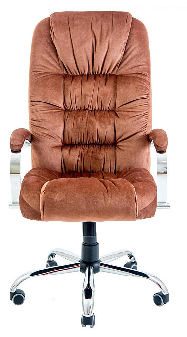 Офисное Кресло Руководителя Richman Richard Leonis 42 Хром М2 AnyFix Коричневый Киев - изображение 2