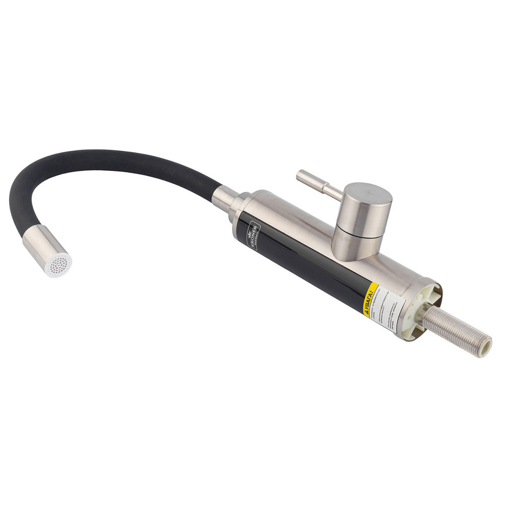 Кухонний кран з електронагрівом Kroner KRP Volt - ESG087RSS з гнучким виливом Київ - фото 5