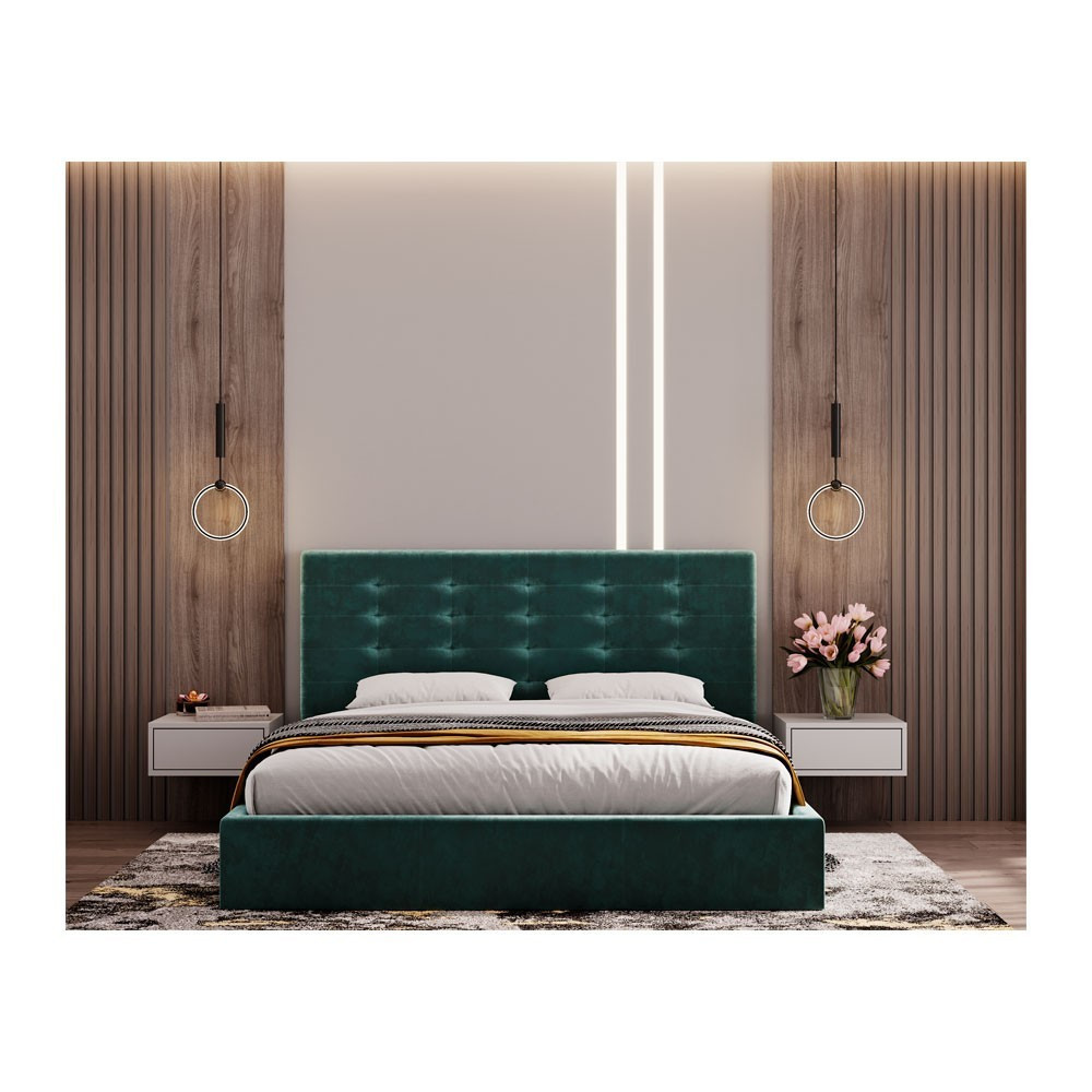 Кровать ErikaDesign Venna-16 Standart 160x200 зеленый Киев - изображение 5