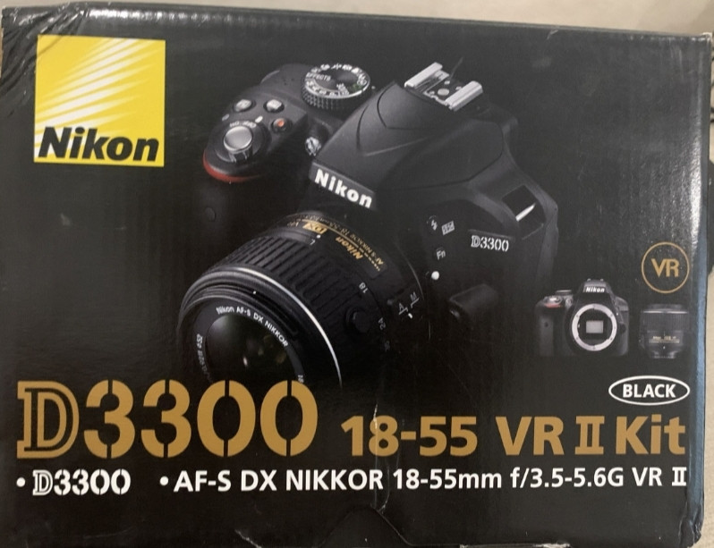 Фотоапарат: NIKON D3300, 18-55 mm. VR II Kit + DX 18-55 + акумулятори. Київ - фото 2