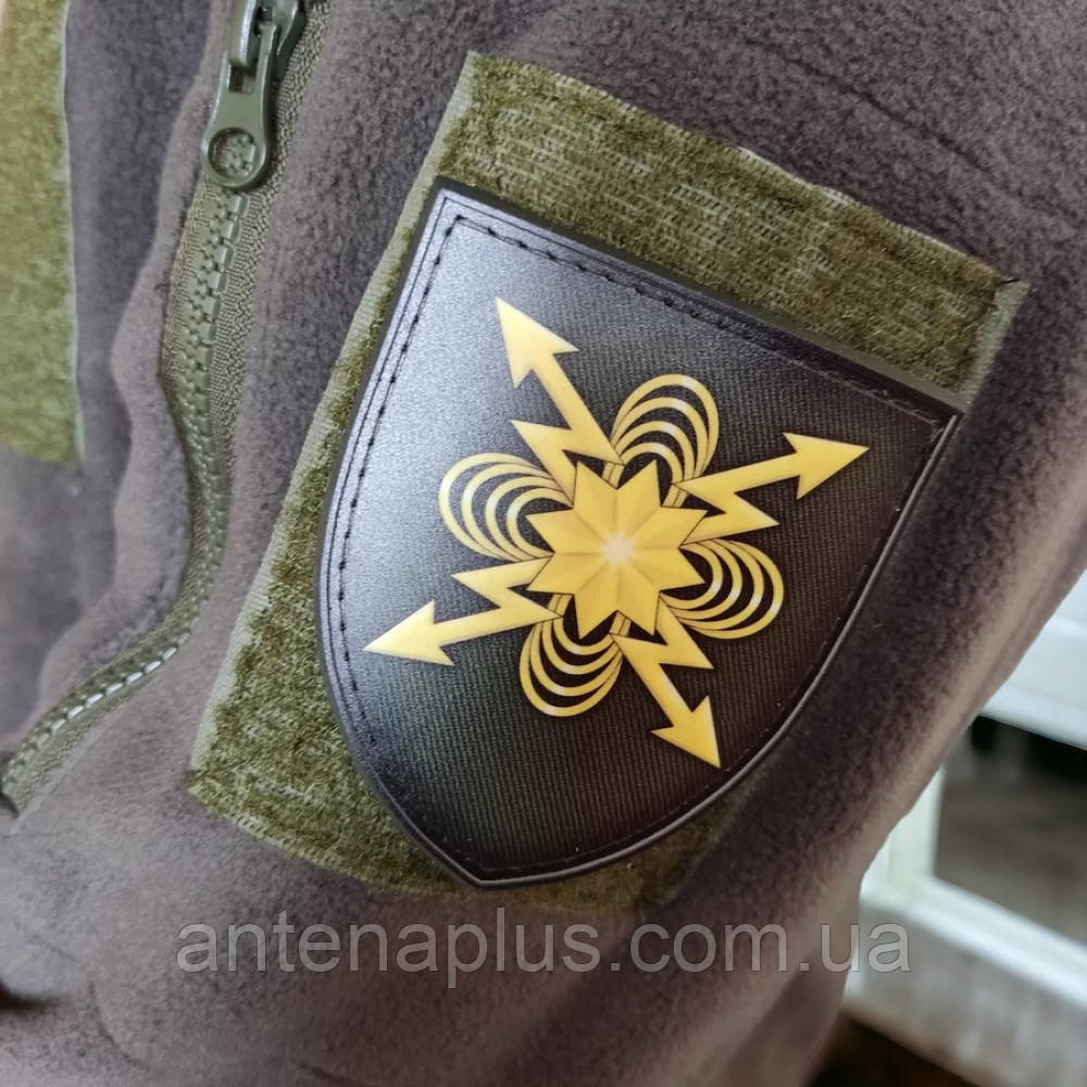 Війська зв'язку та кібербезпеки шеврон / патч Київ - фото 3