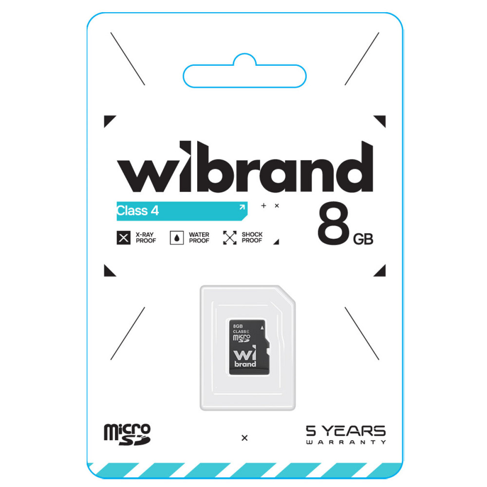 microSDHC Wibrand 8Gb class 4 (WICDC4/8GB) Київ - фото 2