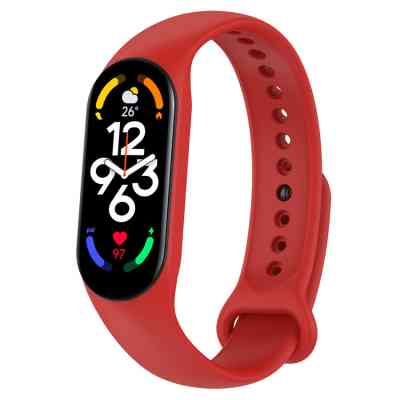 Ремешок для фитнес браслета BeCover Silicone для Xiaomi Mi Smart Band 7 Red (707485) Винница