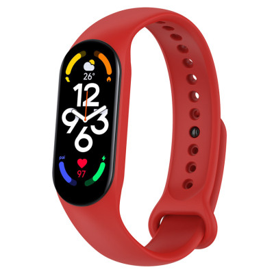 Ремешок для фитнес браслета BeCover Silicone для Xiaomi Mi Smart Band 7 Red (707485) Винница - изображение 1