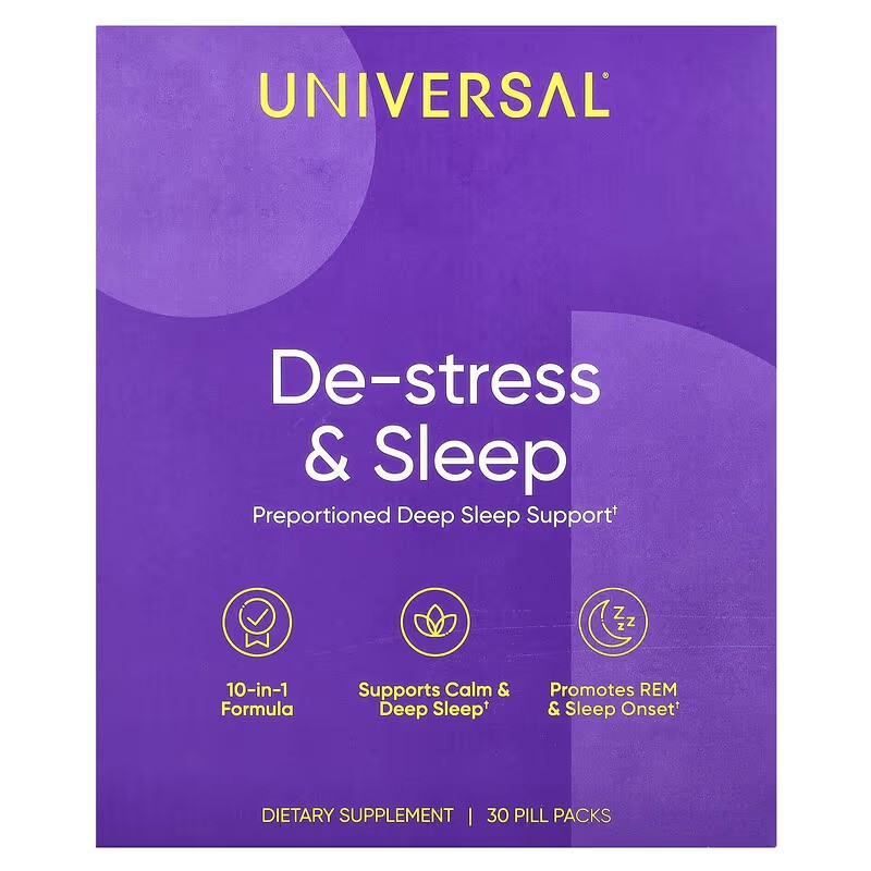 Формула для сна и здоровья нервной системы Universal De-stress & Sleep Pack 30Packs Луцк - изображение 1