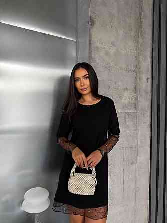 Женское вечернее романтичное платье с пайетками и жемчужинами Одесса