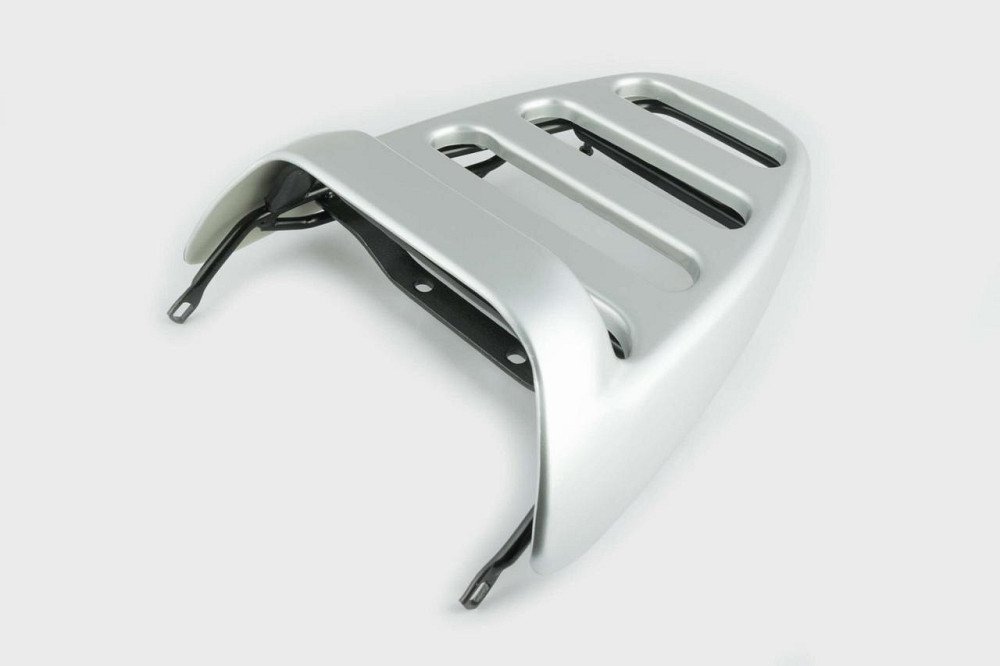 Пластик Вайпер скутер Шторм 2007 задній (багажник) (сірий) Мукачево - фото 1