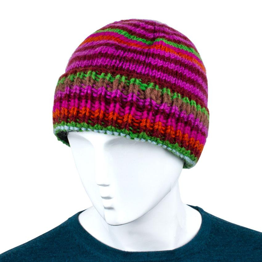 Шапка чоловіча яскрава вовняна Київ - фото 1