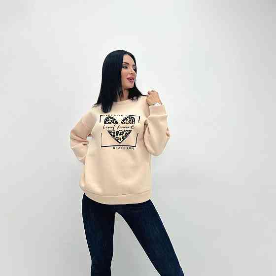 Жіночий батник на флісі "Brave" Турція оптом | Норма і батал Київ