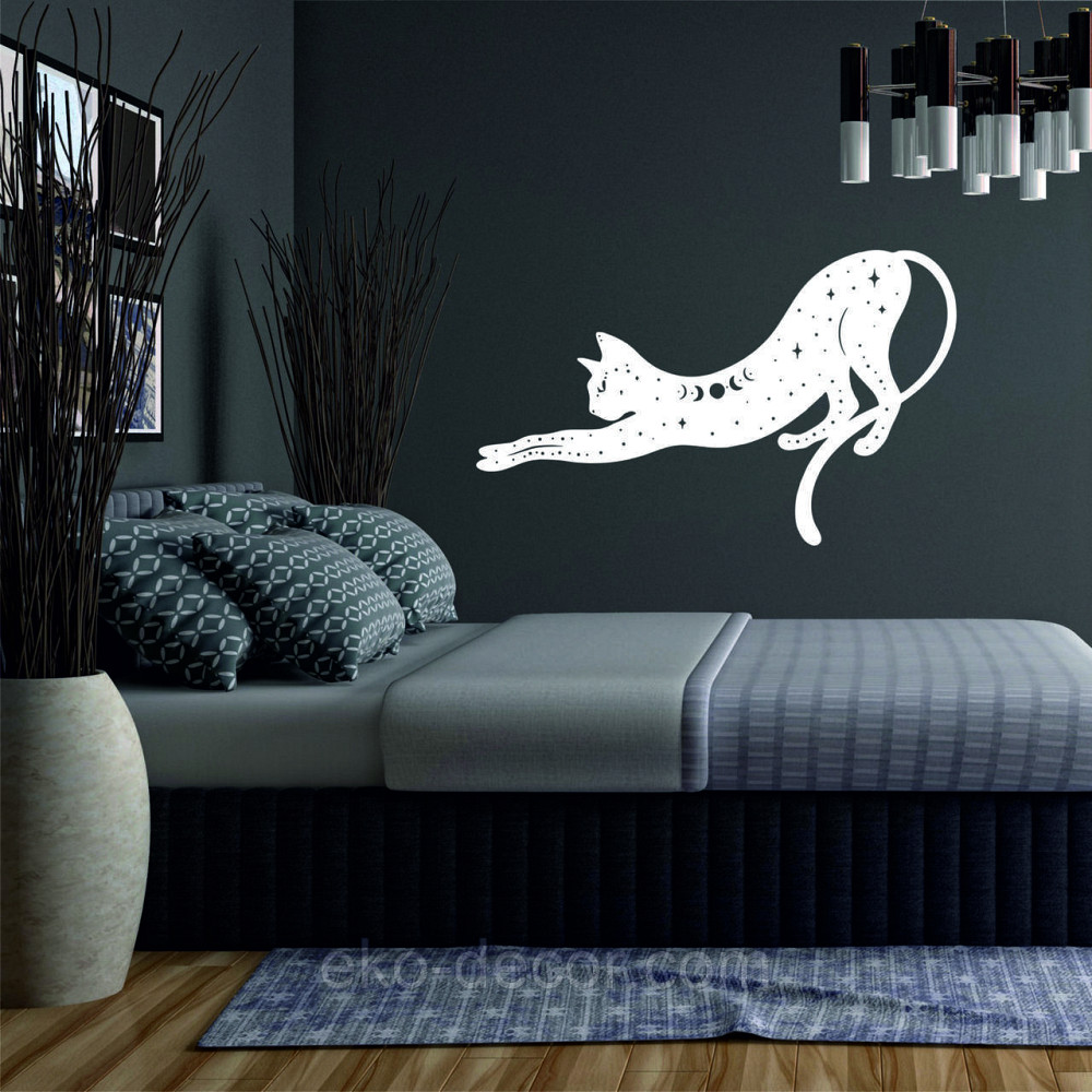 Декоративне настінне 3D Панно «Кіт» Декор на стіну з об'ємом Київ - фото 3