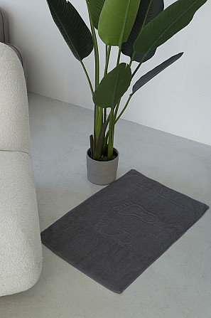 Махровое полотенце Ideal Textile для ног 50х70 коврик графит 700 г/м2 (56860782) Черновцы - изображение 2