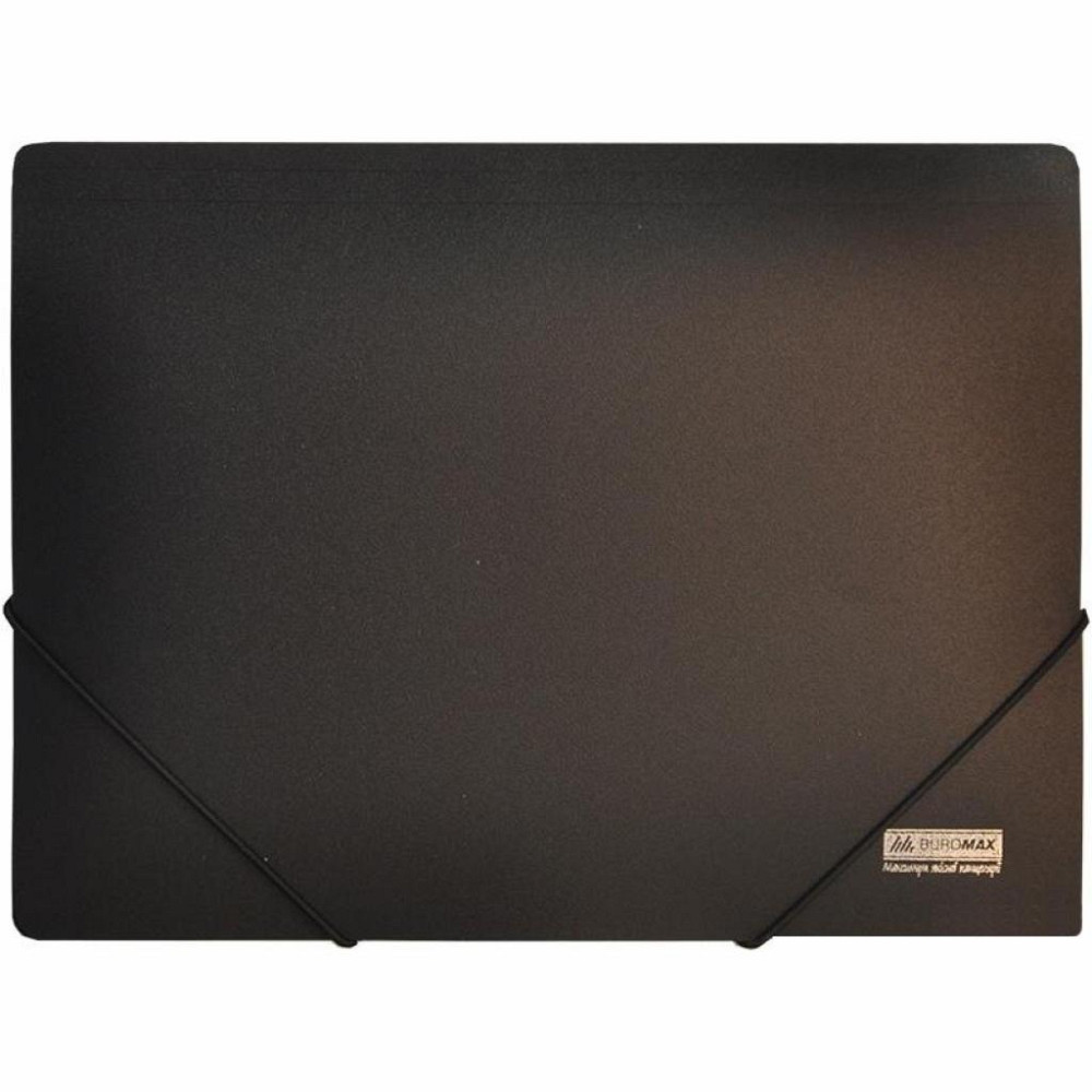 Папка на резинках Buromax А4, JOBMAX, black (BM.3911-01) Винница - изображение 2