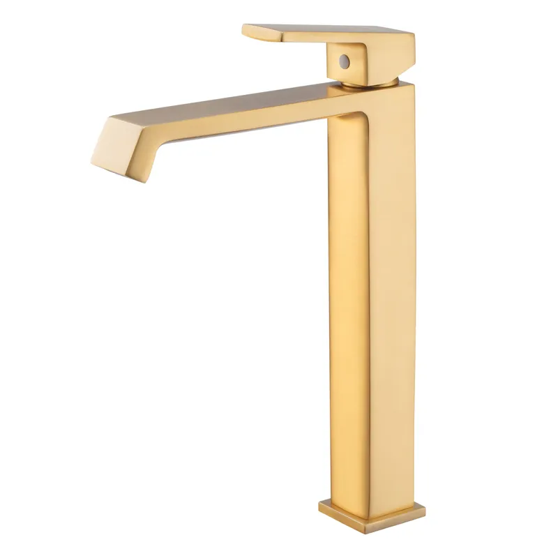 Змішувач для умивальника Haiba GAUDI 001  BRUSHED GOLD   ( HB9597 ) 39934 Харьков - изображение 1