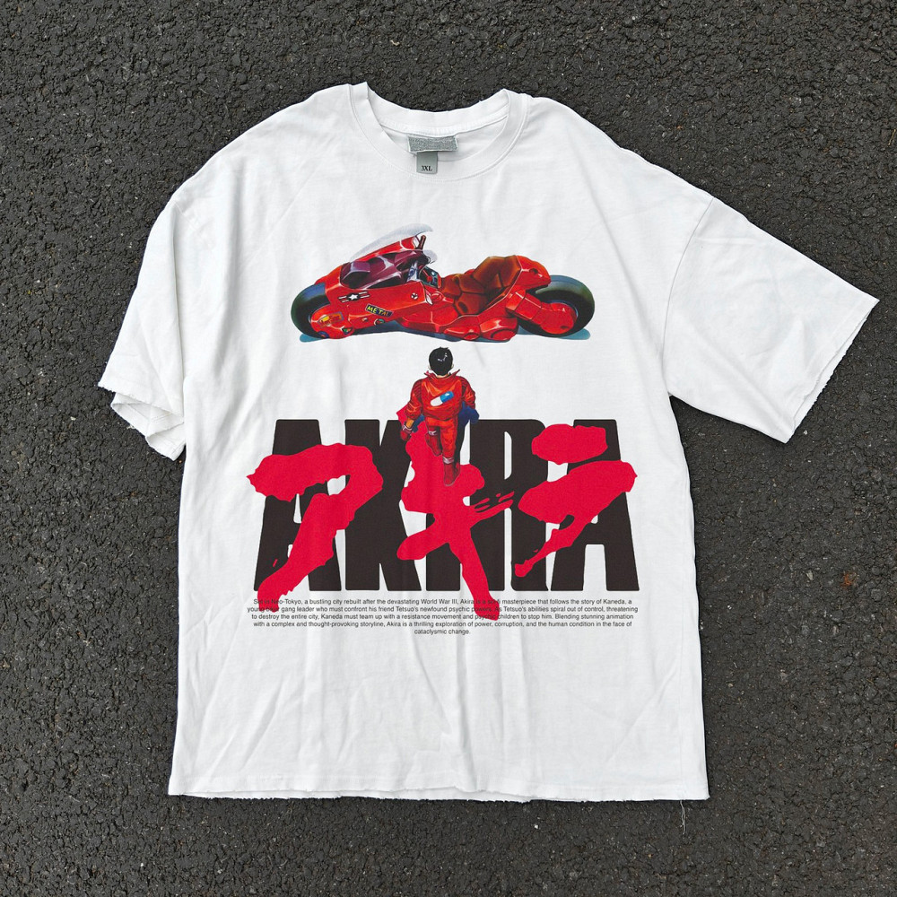 Футболка мужская с принтом аниме Аниме Акира Канеда Ред оверсайз (S/M/L) Черний Днепр - изображение 1