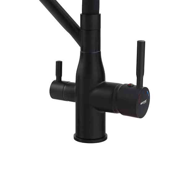 Кухонний змішувач MixxusPremium Gravity 021 чорний REFL.BLACK (MI6978) Харків