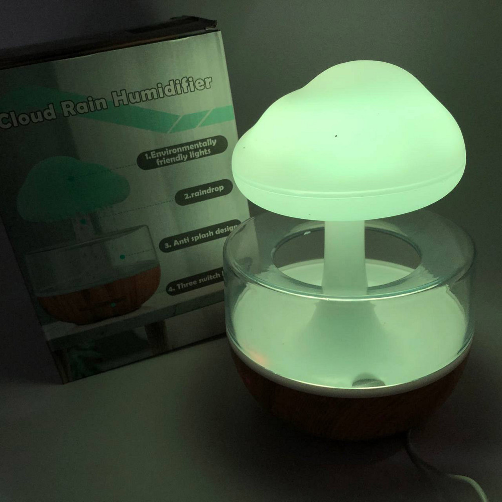 Увлажнитель воздуха с функцией ароматизатора Cloud Rain Humidifier, Ароматический диффузор-увлажнитель QF-77 Львов - изображение 4