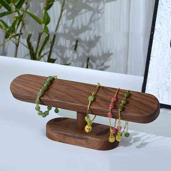 Настольная подставка для драгоценностей, браслетов и часов, деревянная, органайзер для украшений и аксессуаров Каменец-Подольский