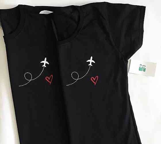 Парні футболки для хлопця та дівчини зі 100% Бавовна Чернівці