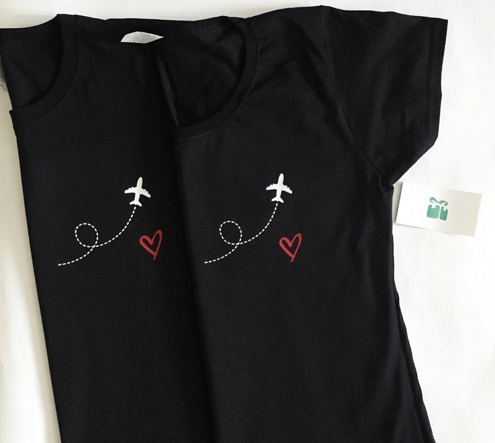 Парные футболки для парня и девушки из 100 % Хлопка Черновцы - изображение 1