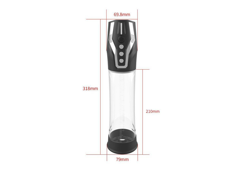 Автоматична вакуумна помпа Men Powerup Passion Pump Sex Aura Київ - фото 3