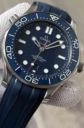 Швейцарские часы Omega Seamaster Diver 300M Master Co-Axial Blue. Харьков