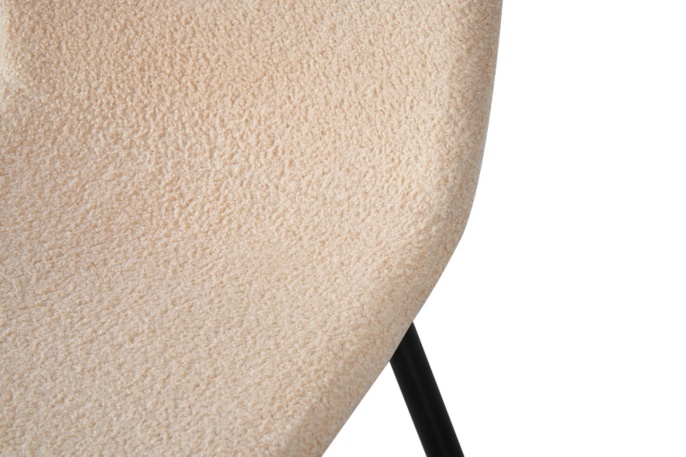 Стілець Юккі, чорний/ буклє крем Київ - фото 6