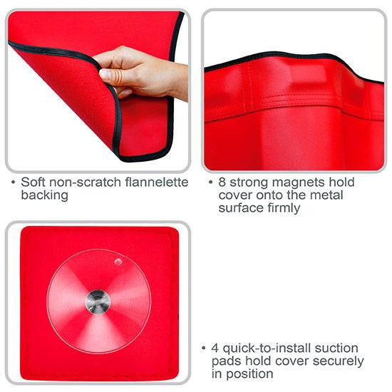 Накидка виниловая защитная на крыло 1050x580мм с магнитами и присосками  TOPTUL JJAQ2202 Одесса - изображение 2