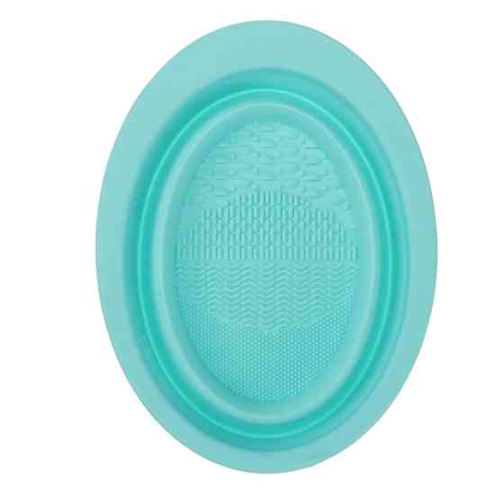 Ванночка для мойки кисточек макияжа складная (салатова) Винница